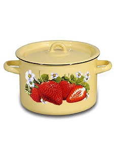 Кастрюля 2,9л 1с16с/1 Клубника садовапя крем
