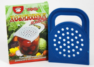 Приспособление для слива "ХОЗЯЮШКА" пластик, цветная упаковка [100]