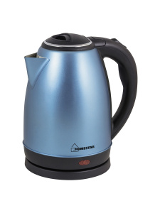 Чайник эл Homestar HS-1010  (1,8 л) стальной, синий