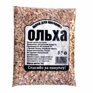 Щепа для копчения ОЛЬХА 1000 мл арт. 00002, ЩО-1 [25]