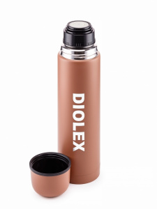 Термос Diolex DX-750-2C какао 750 мл с узким горлом